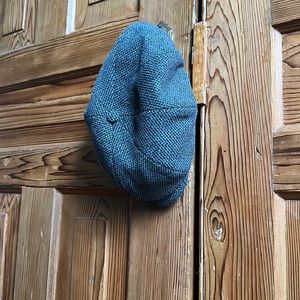 Grey Wool Vintage Style Cap